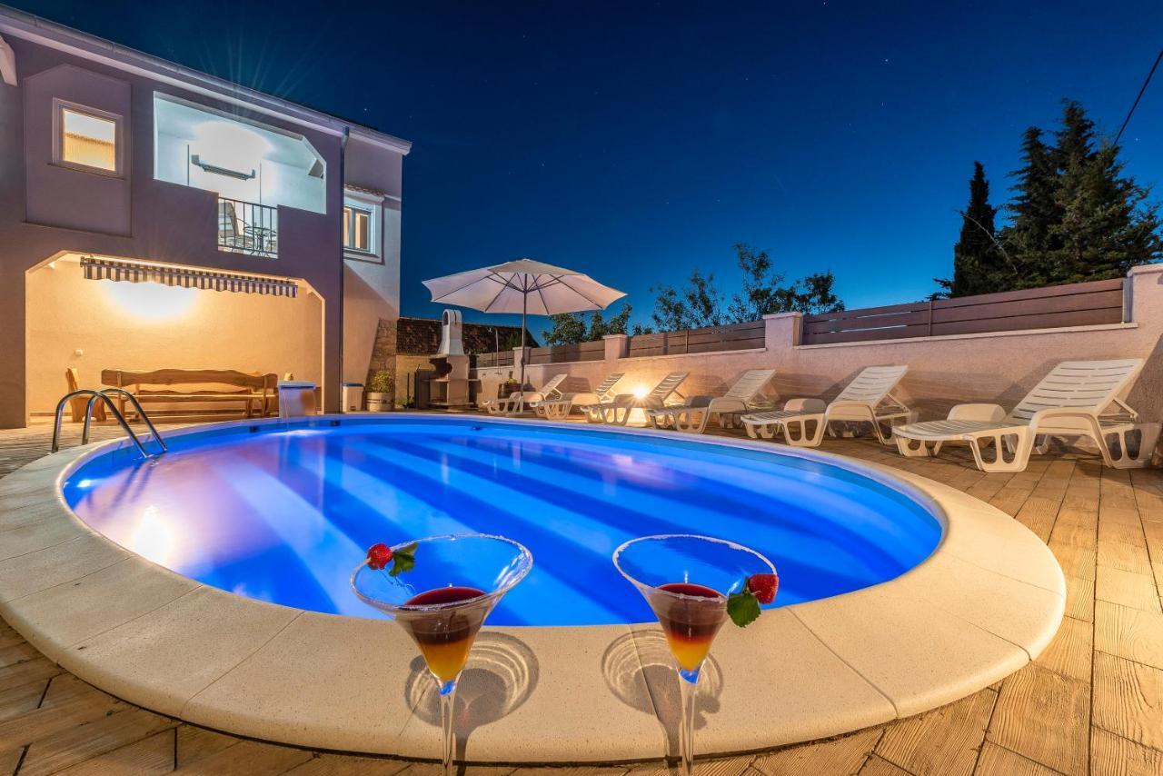 Villa Toni With Private Pool Near Zadar Murvica  Exterior photo